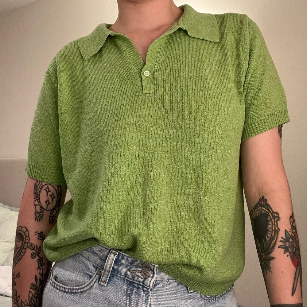 White Stag Light Green Polo Shirt